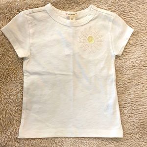 Crewcuts Size 2 White T-shirt